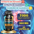 CITRATO DE POTASIO + CITRATO DE MAGNESIO + CLORURO DE MAGNESIO | FRASCO X 60 MASTICABLES